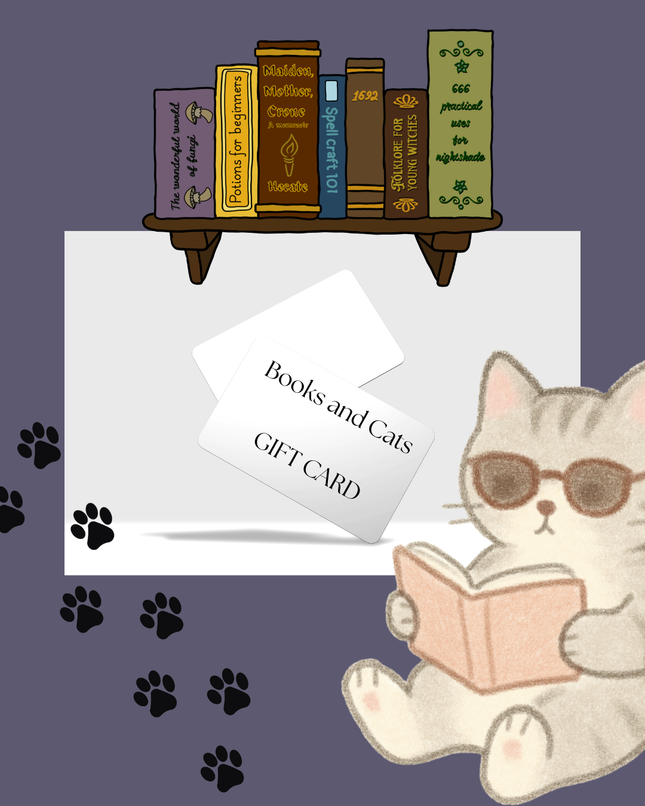 Books and Cats Gift Card